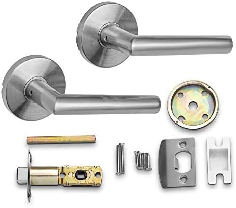 Berlin Modisch Passage Lever Door Set - Sleek Modern for Hallways Closets