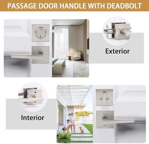 Secure Entry Door Lock Set