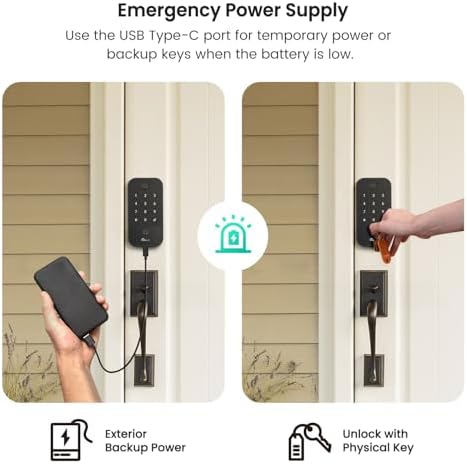 TREATLIFE Smart Door Lock with WiFi Bluetooth