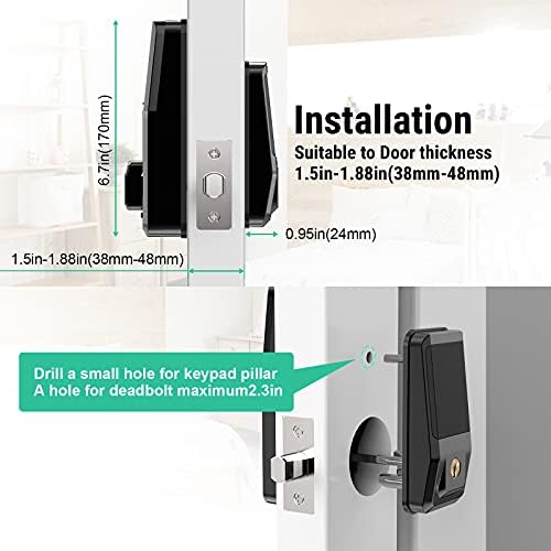 Secustone Smart Door Lock System - Front Door