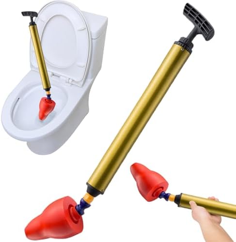 Ergonomic High Pressure Toilet Plunger