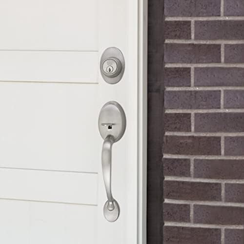 Design House Coventry Satin Nickel Door Lever Set