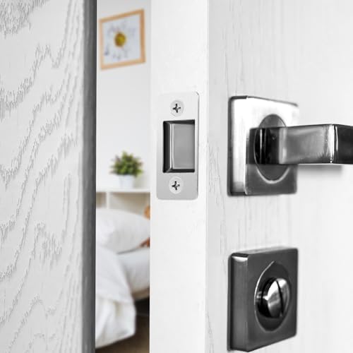 Deadbolt Strike Plate for Misaligned Doors