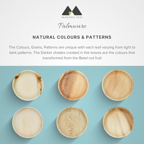 10 Inch Bamboo Plates 50 Pcs