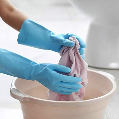 HSL Kitchen Cleaning Gloves -Reusable Waterproof Latex-Free Non-Slip Medium