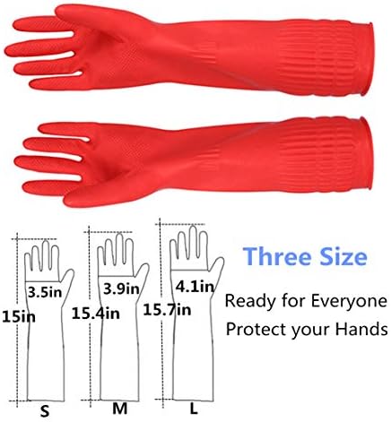 Proven Waterproof Reusable Large Gloves for Kitchen Cleaning
