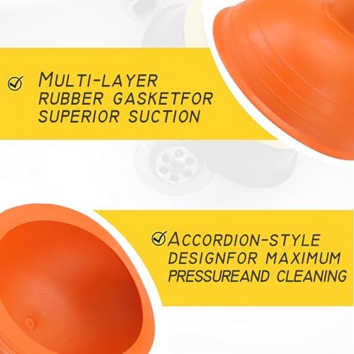 ERGONOMIC Mini Sink Plunger