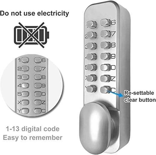Spotact Mechanical Keyless Door Lock
