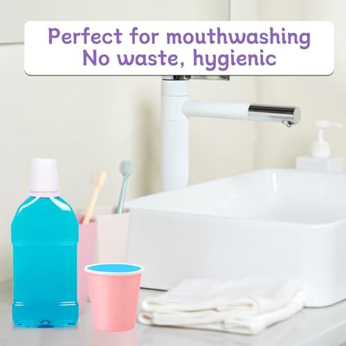 Sturdy 3ozReusable Pink Purple Paper Cups for Home Travel