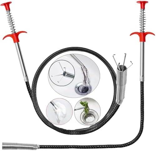 Heavy-Duty Drain Cleaner Set