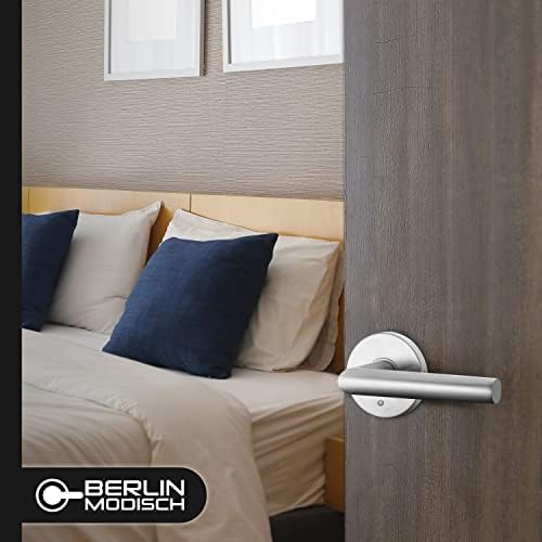 Berlin Modisch Passage Lever Door Set - Sleek Modern for Hallways Closets