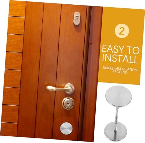 Mikikit Stainless Steel Door Knob Reinforcer Filler Cover