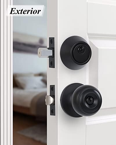 All Keyed Alike Entry Door Knobs and Deadbolt Set