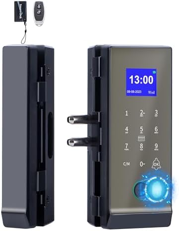 Secure Easy Glass Door Locks with Remote