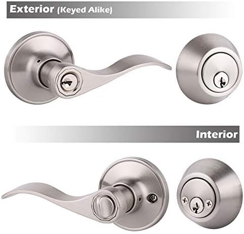 Front Door Lever Lockset