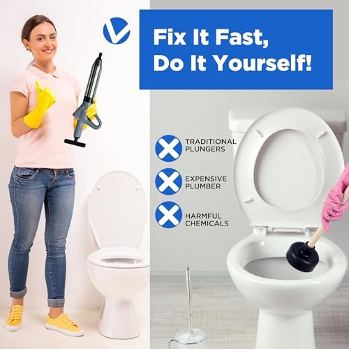 Eveco Toilet Plunger High-Pressure Pneumatic App