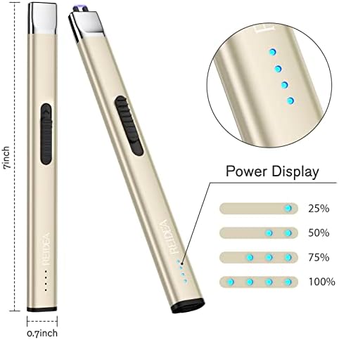 REIDEA Eco-Friendly Reusable Flameless USB Lighter for Candles BBQ Fireworks