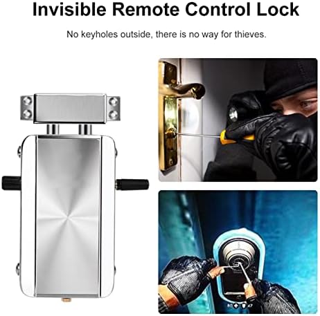 YUHOME Smart Wireless Deadbolt Lock Kit Silver