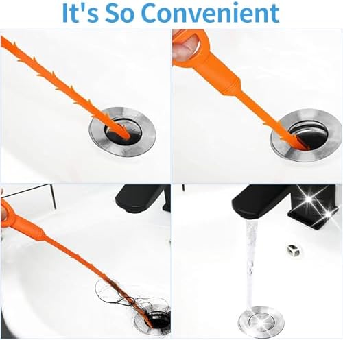 11-Piece Plumbing Hair Clog Catcher Set for Efficient Cleaning