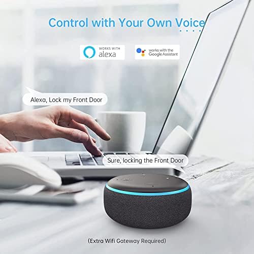 Smart Door Lock with Fingerprint Key RFID App Control