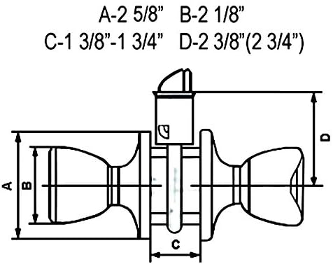 Polished Chrome Entry Keyed Door Handle with Deadbolt Combo Pack