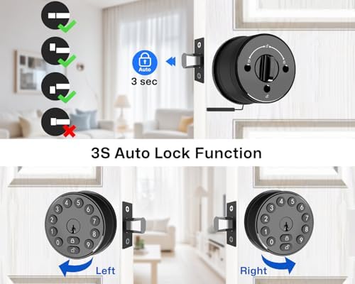 Secure Keyless Door Lock for Home Hotel