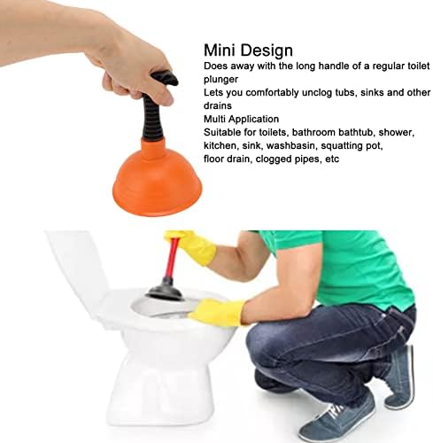 CHICIRIS Mini Plunger Effortlessly Unclog Toilets More