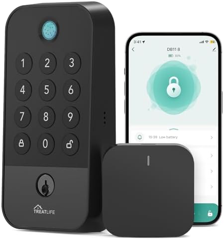 TREATLIFE Smart Door Lock with WiFi Bluetooth