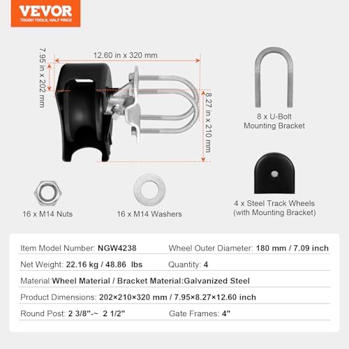 Durable Smooth Sliding Gate Kit for Home Use
