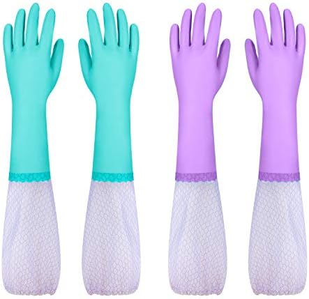 Secure Grip Kitchen Gloves Latex-Free Soft Durable for Cleaning