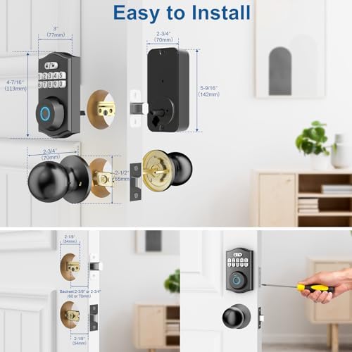 Fingerprint Door Lock Set