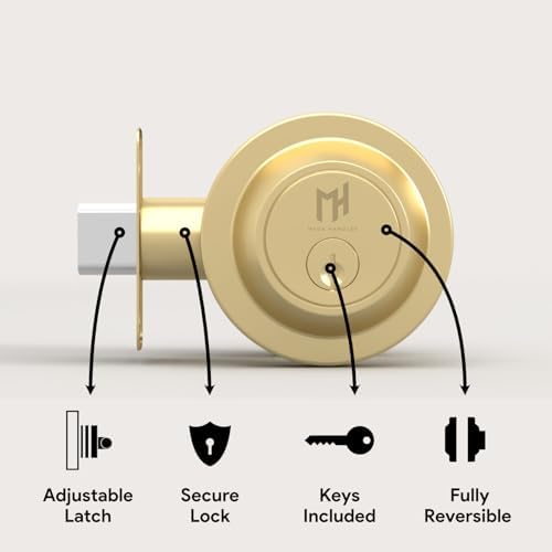 Mega Handles - Ralph Deadbolt I Entry Deadbolt Lock