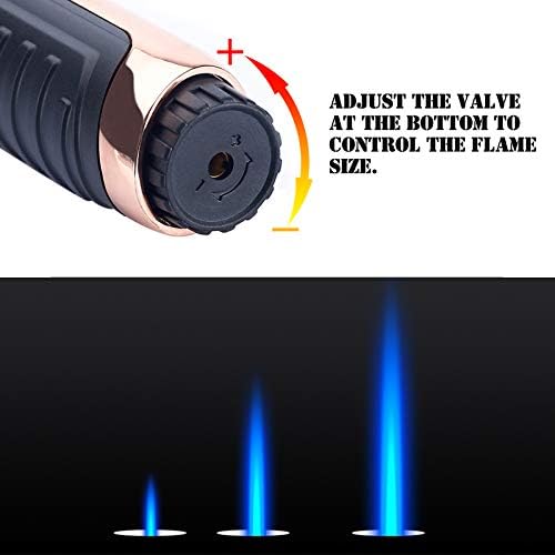Adjustable Butane Lightweight with Visible Fuel Window for Camping Travel