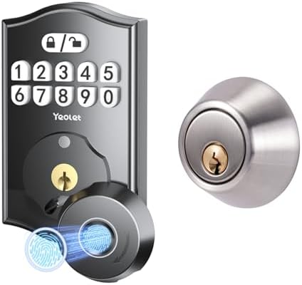 Yeolet Keyless Entry Deadbolt with App Control