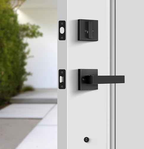 Durable Front Door Handle Set for Secure Entry