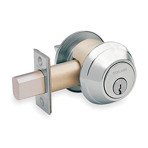 SCHLAGE Deadbolt 626 B600 SATIN CHROME PLATED