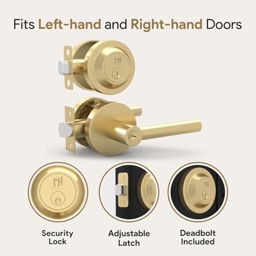 Ronn Door Handle Deadbolt Combo