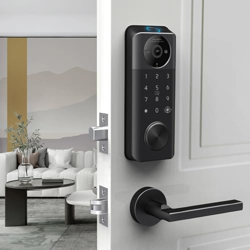 Modnlock Video Smart Deadlock Lock C95 Black IP65