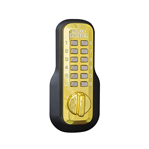 Lockey USA M210BB Mechanical Keyless Deadbolt w Mounting Kit
