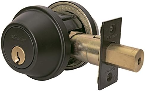 Master Lock DSCHSHD10B Deadbolt - Heavy Duty with schlage C standard Oil Rubbed Bronze