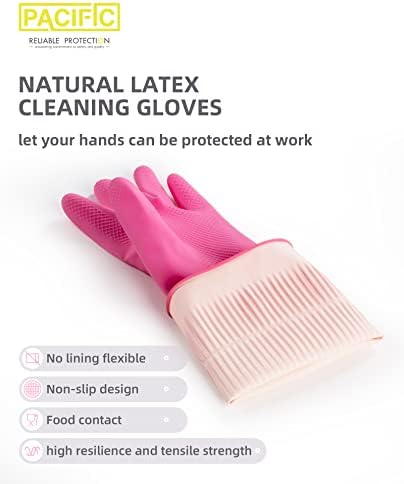 Premium Reusable Rubber Gloves for Kitchen Cleaning Tasks