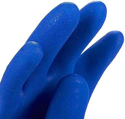 2 Pairs Latex-Free Cleaning Gloves for Kitchen Cleaning Blue