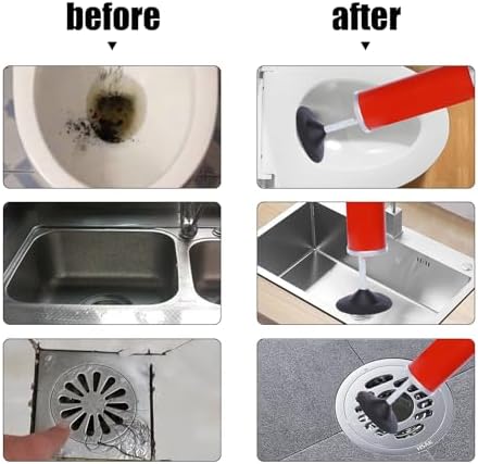 ADURABLE HIGH-PRESSURE TOILET PLURGER