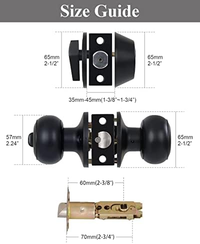 All Keyed Alike Entry Door Knobs and Deadbolt Set