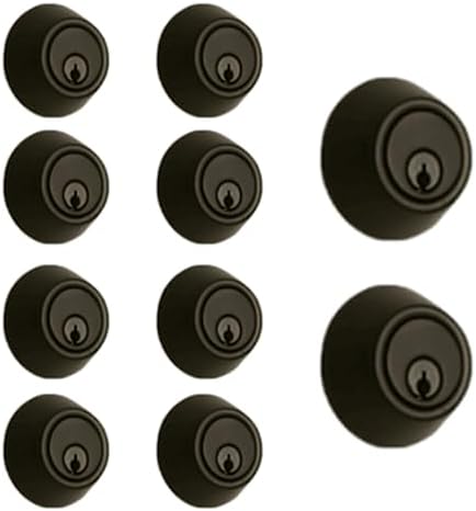 NU-SET Heavy Duty Deadbolt 10 Pack Keyed Alike
