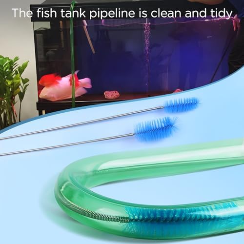 GAQWOK 11-Piece Flexible Drain Brush Set - Kitchen and Plumbing Draining Tool