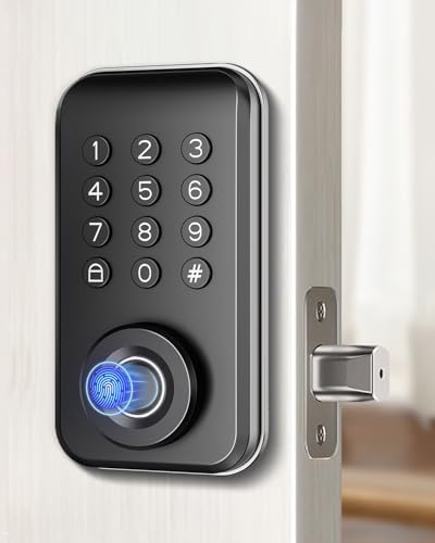 Smart IP54 Waterproof Deadbolt System with 4 Unlock Methods