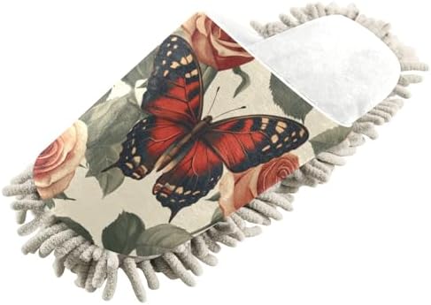 Burbuja Valentine Roses Butterfly Mop Slippers