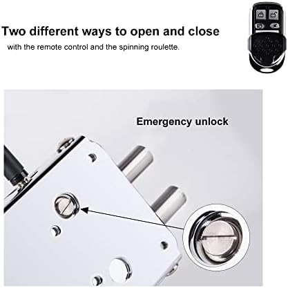YUHOME Smart Wireless Deadbolt Lock Kit Silver