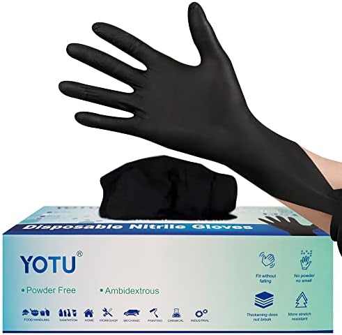 YOTU Nitrile Latex Gloves Powder Free X-Large Set